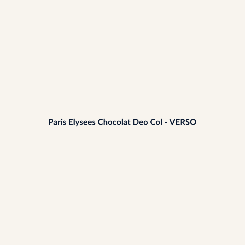 Paris Elysees Chocolat Deo Colônia Nacional 100g - imagem 2
