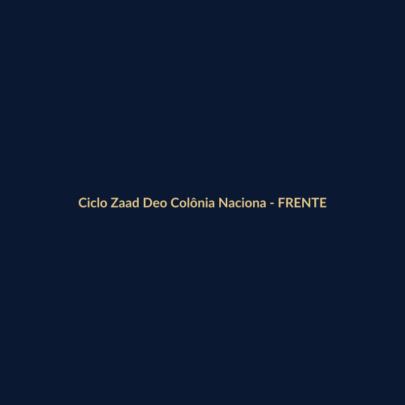 Ciclo Zaad Deo Colônia Nacional 150ml - imagem 1
