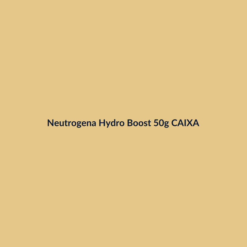Neutrogena Hydro Boost 50g CAIXA
