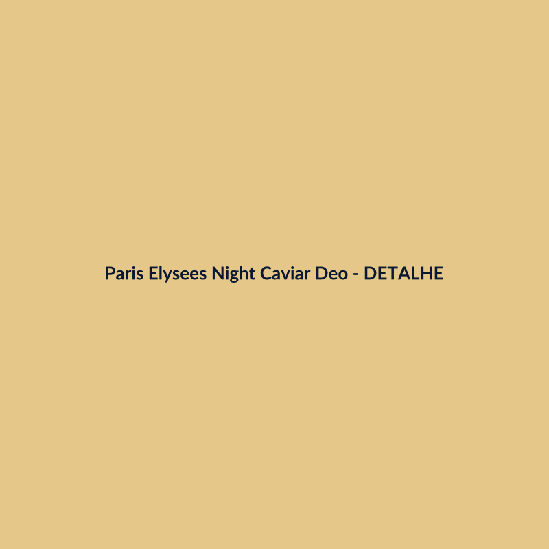 Paris Elysees Night Caviar Deo Colônia Nacional 150ml - imagem 3