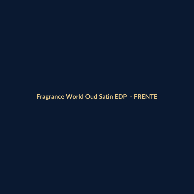 Fragrance World Oud Satin EDP Perfume Árabe 60ml - imagem 1