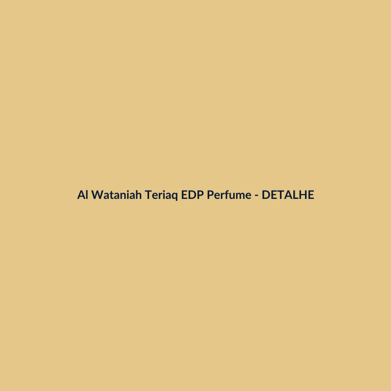 Al Wataniah Teriaq EDP Perfume Árabe 200ml - imagem 3