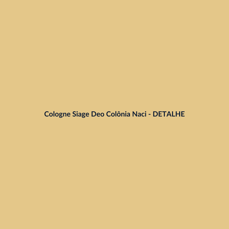 Cologne Siage Deo Colônia Nacional 150ml - imagem 3