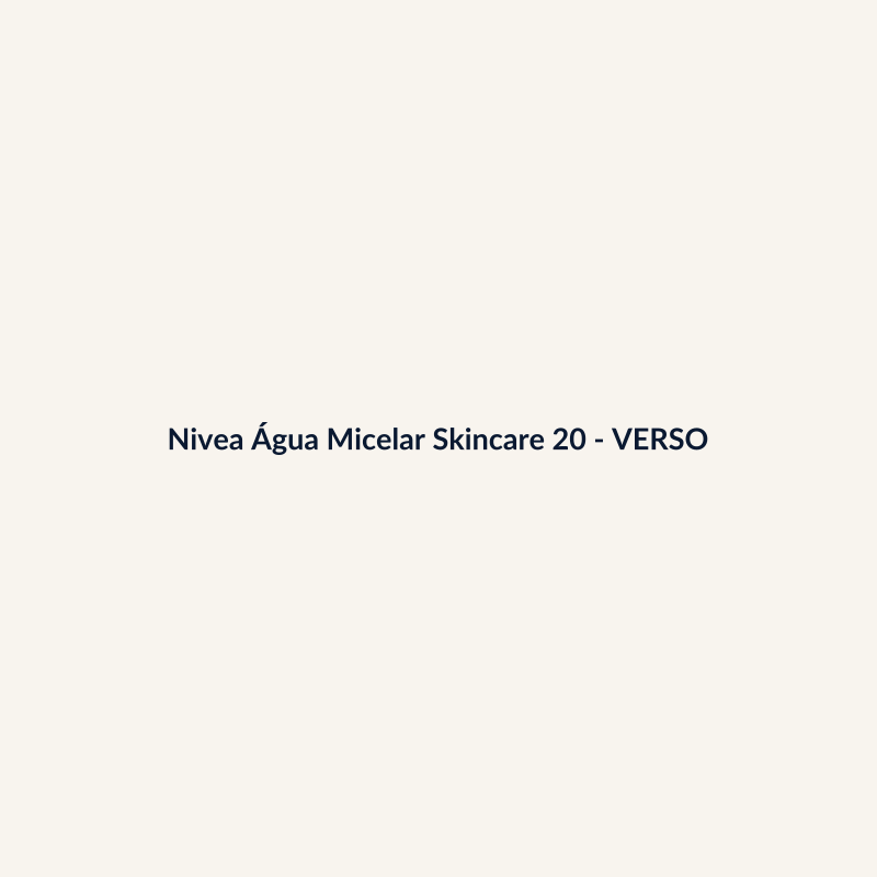 Nivea Água Micelar Skincare 200ml - imagem 2