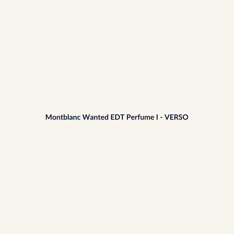 Montblanc Wanted EDT Perfume Importado 100ml - imagem 2