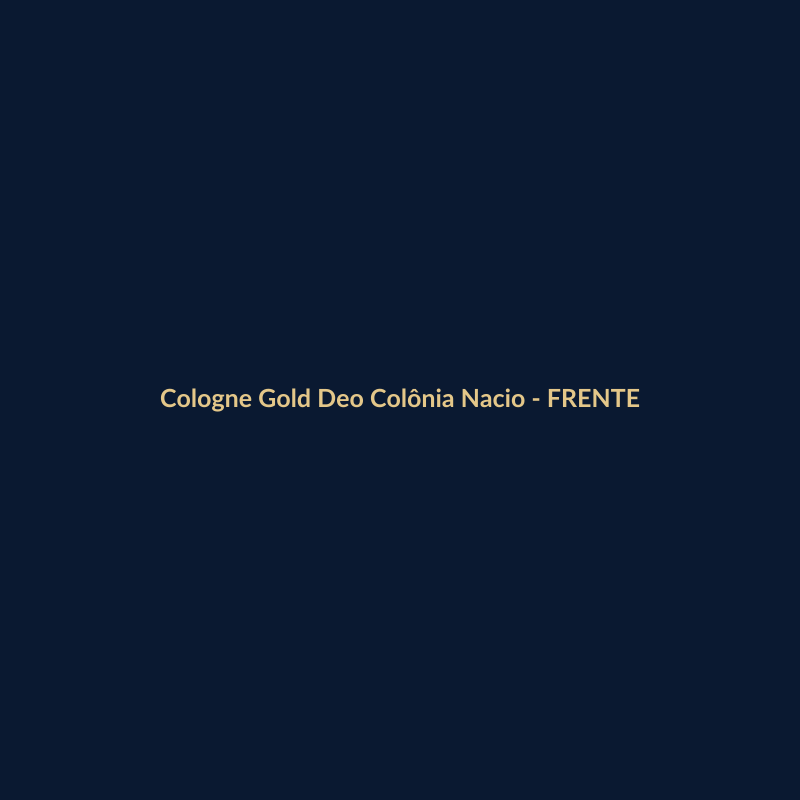 Cologne Gold Deo Colônia Nacional 100ml - imagem 1