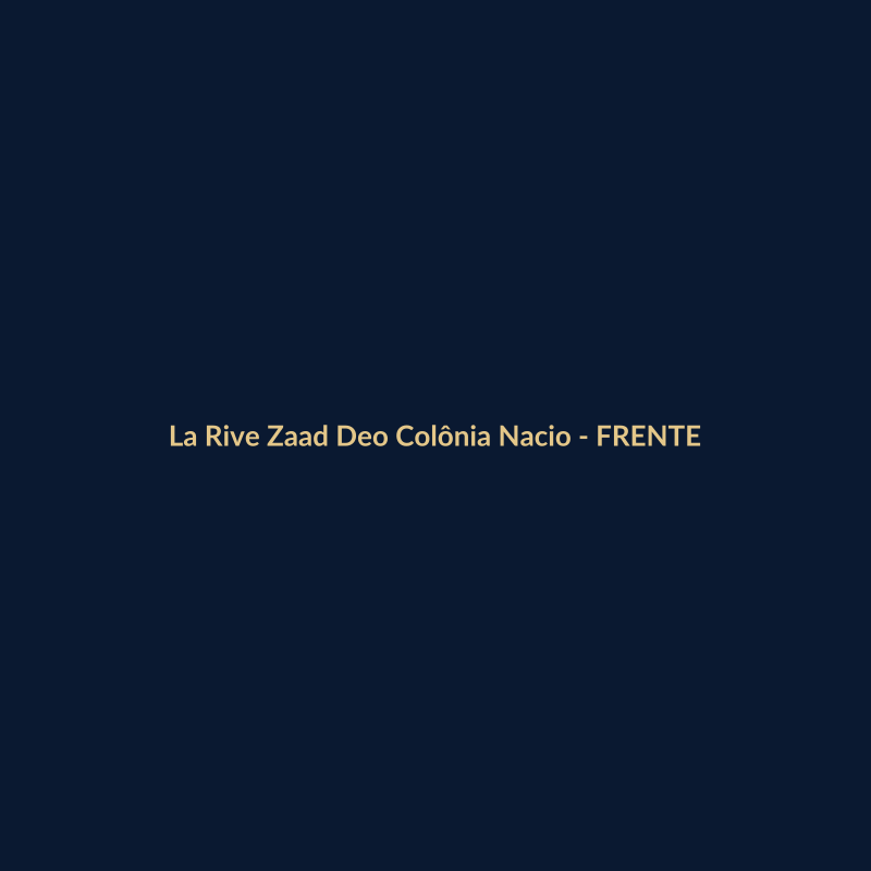 La Rive Zaad Deo Colônia Nacional 100ml - imagem 1