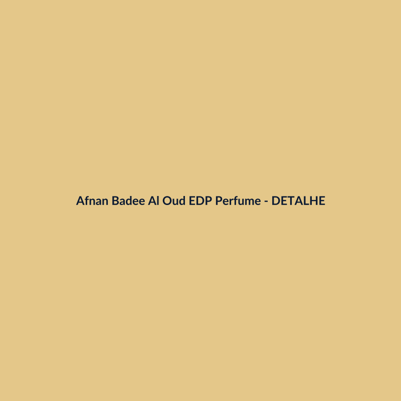 Afnan Badee Al Oud EDP Perfume Árabe 75ml - imagem 3