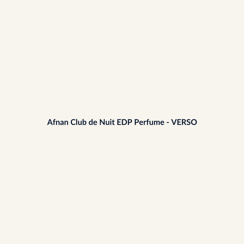 Afnan Club de Nuit EDP Perfume Árabe 60ml - imagem 2
