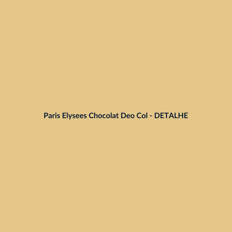 Paris Elysees Chocolat Deo Colônia Nacional 100g - imagem 3