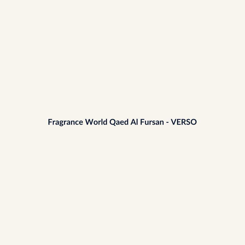Fragrance World Qaed Al Fursan EDP Perfume Árabe 30ml - imagem 2