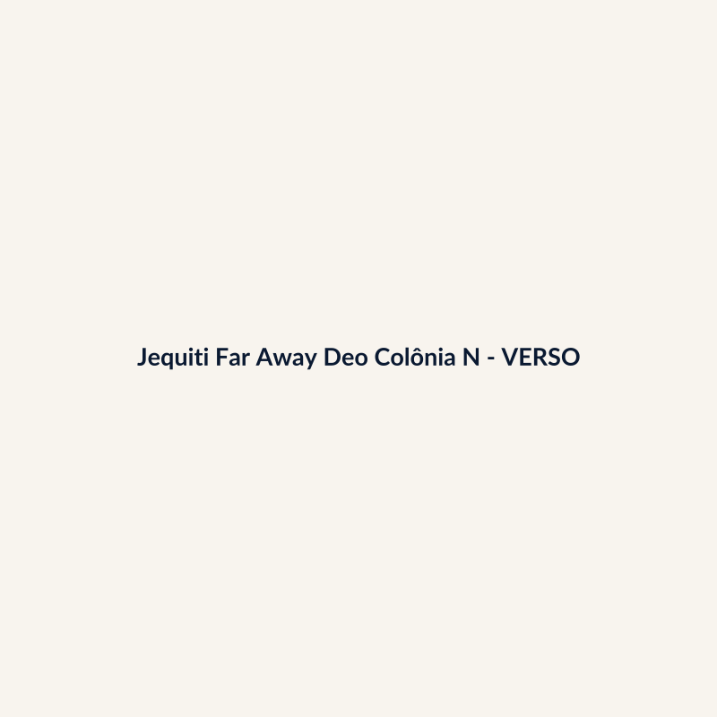 Jequiti Far Away Deo Colônia Nacional 30ml - imagem 2