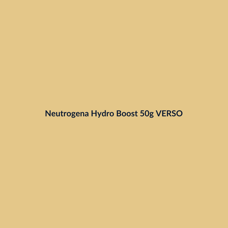 Neutrogena Hydro Boost 50g VERSO