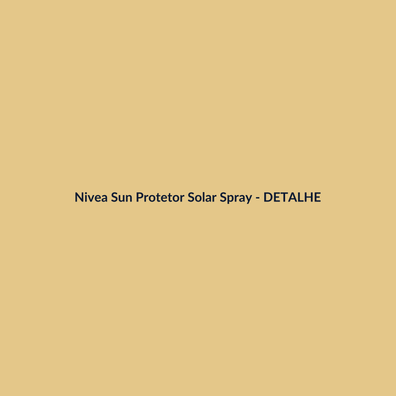 Nivea Sun Protetor Solar Spray FPS 50 Protetor Solar 30ml - imagem 3