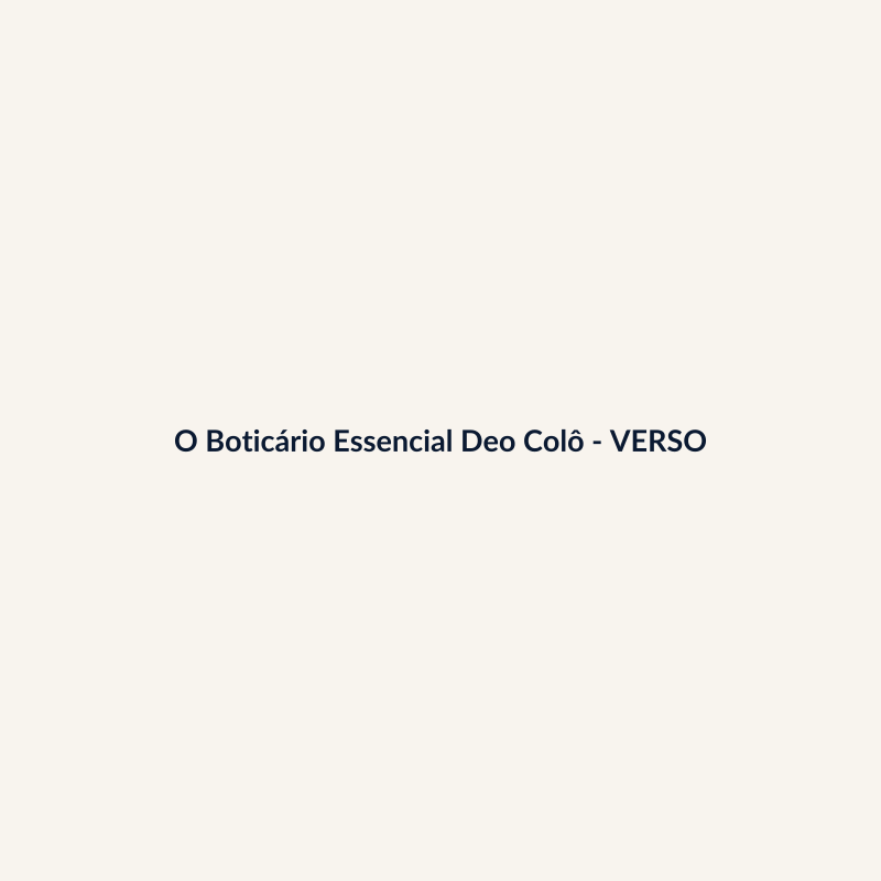 O Boticário Essencial Deo Colônia Nacional 50ml - imagem 2