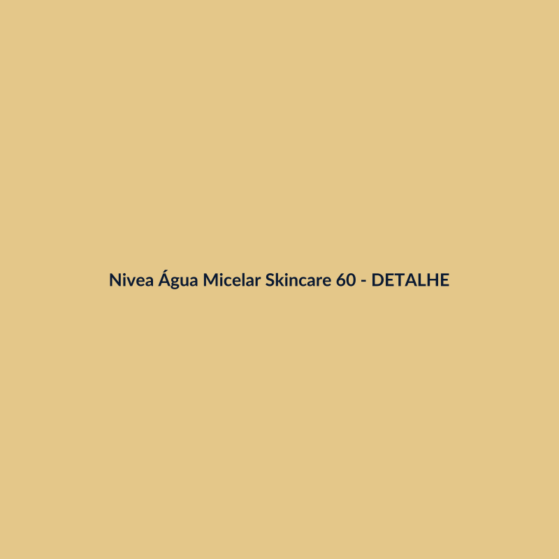 Nivea Água Micelar Skincare 60ml - imagem 3