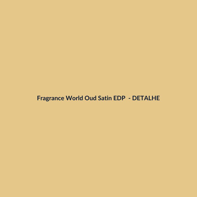 Fragrance World Oud Satin EDP Perfume Árabe 60ml - imagem 3