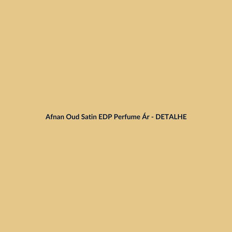 Afnan Oud Satin EDP Perfume Árabe 90ml - imagem 3
