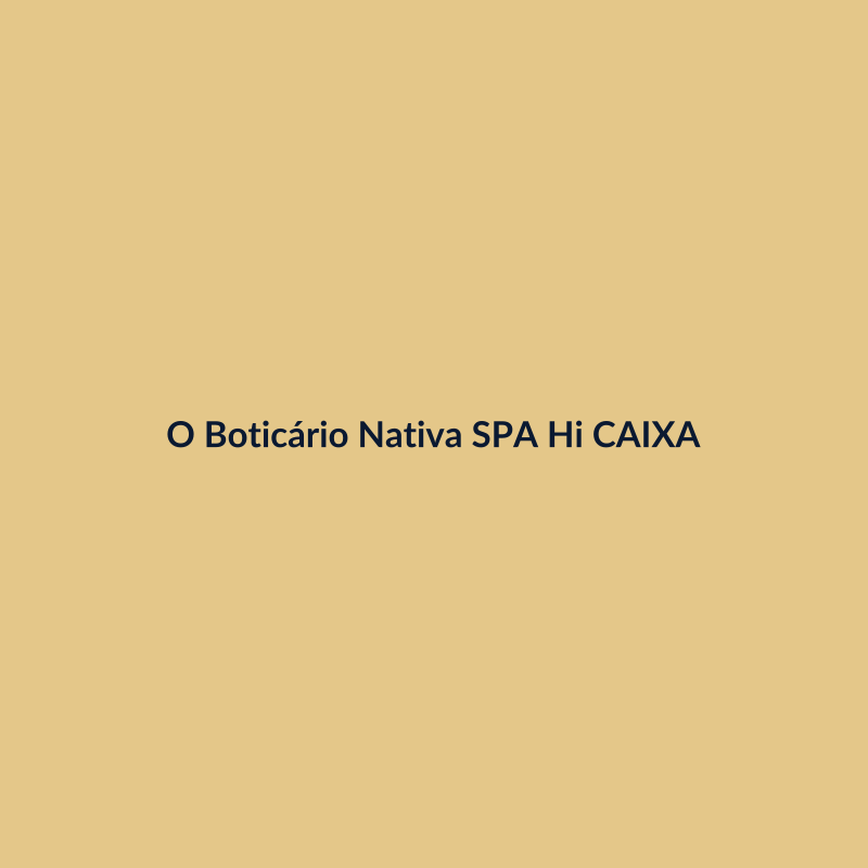 O Boticário Nativa SPA Hidratante 400ml CAIXA