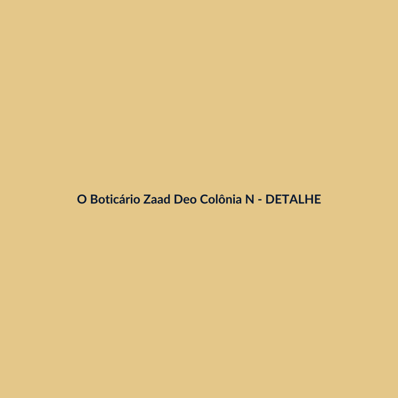 O Boticário Zaad Deo Colônia Nacional 100ml - imagem 3