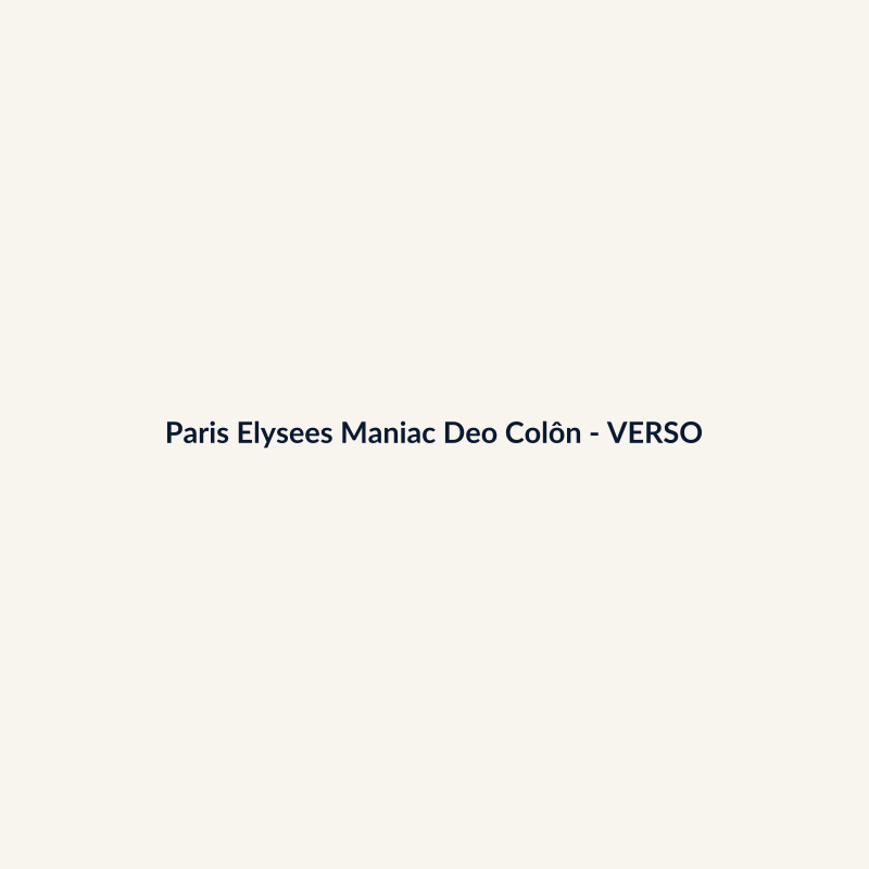 Paris Elysees Maniac Deo Colônia Nacional 100g - imagem 2