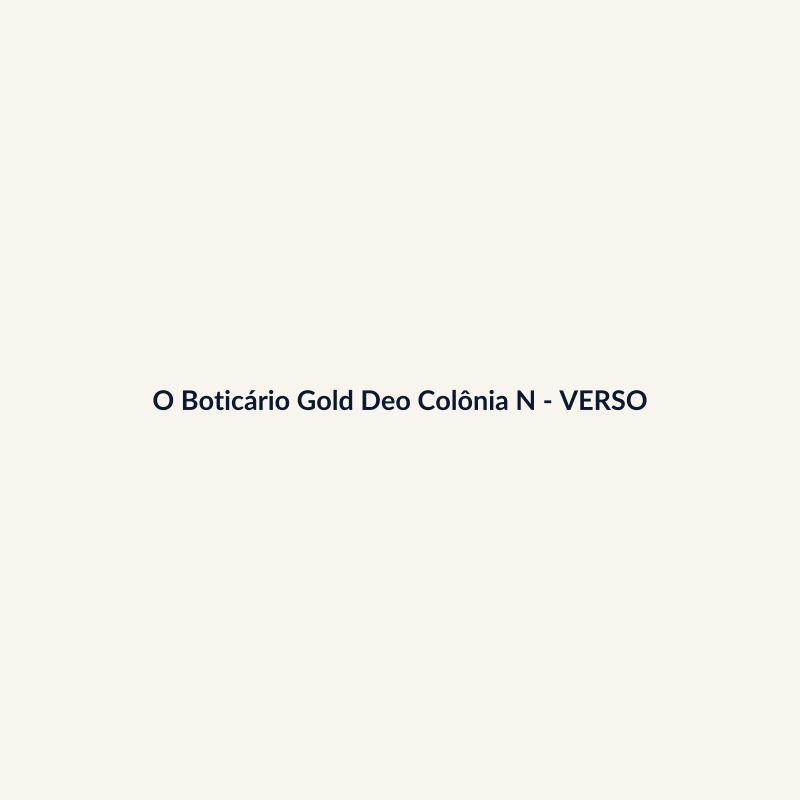 O Boticário Gold Deo Colônia Nacional 30ml - imagem 2
