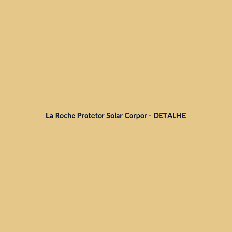 La Roche Protetor Solar Corporal FPS 50 Protetor Solar 75ml - imagem 3