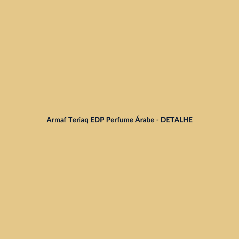 Armaf Teriaq EDP Perfume Árabe 90ml - imagem 3