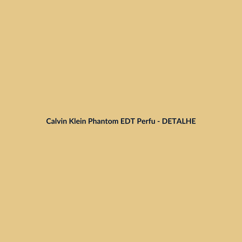 Calvin Klein Phantom EDT Perfume Importado 100g - imagem 3