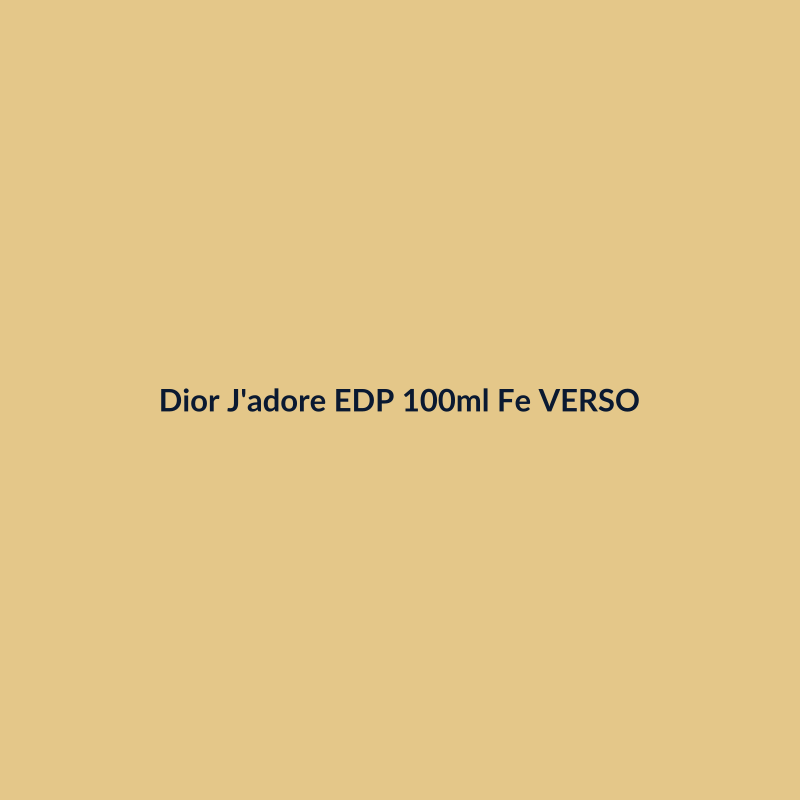 Dior J'adore EDP 100ml Feminino VERSO
