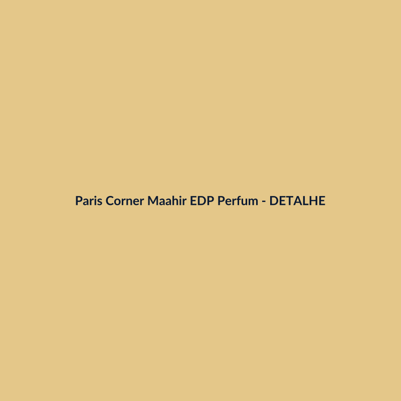Paris Corner Maahir EDP Perfume Árabe 30ml - imagem 3