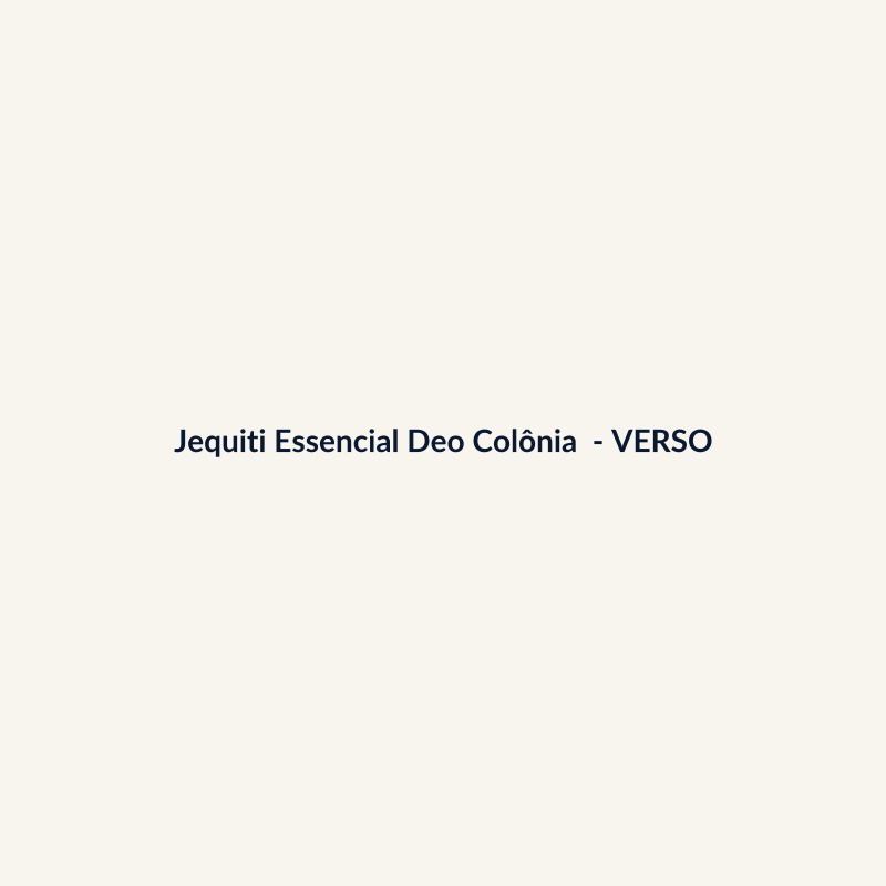 Jequiti Essencial Deo Colônia Nacional 75ml - imagem 2