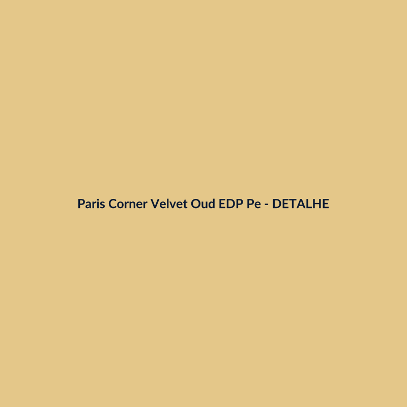 Paris Corner Velvet Oud EDP Perfume Árabe 60ml - imagem 3