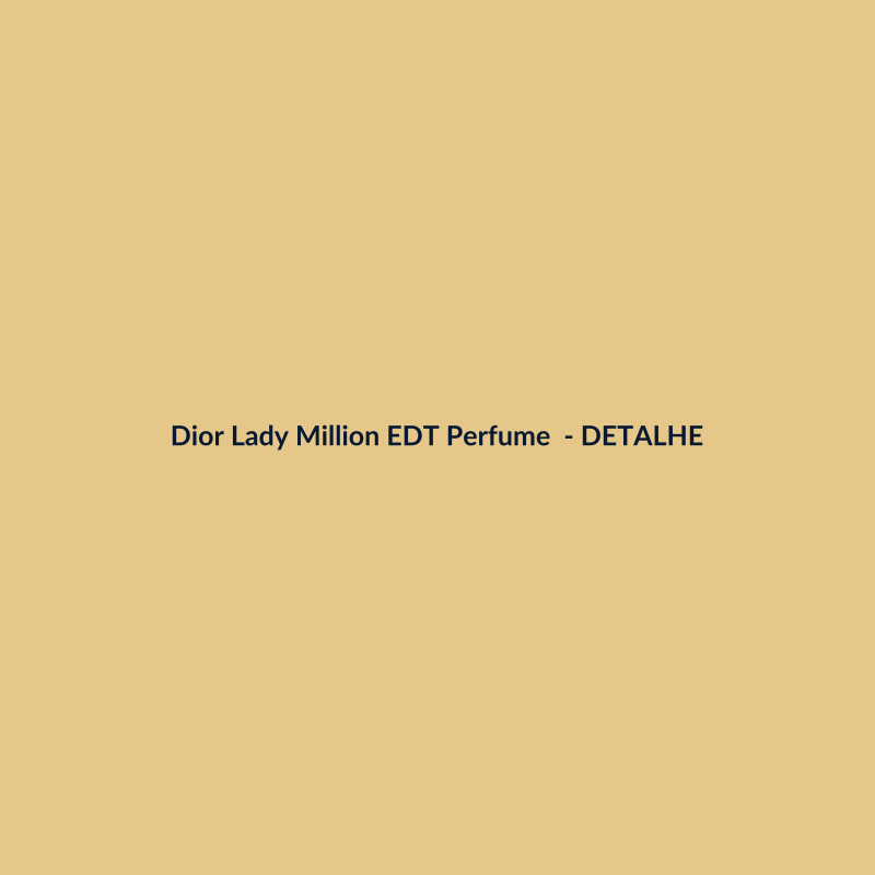 Dior Lady Million EDT Perfume Importado 50ml - imagem 3