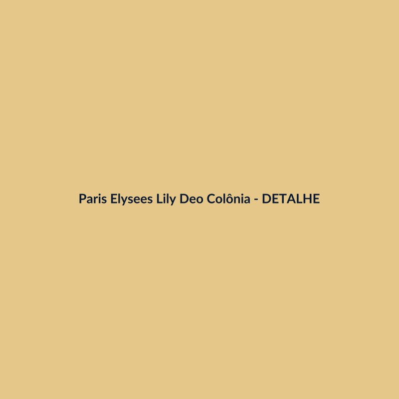 Paris Elysees Lily Deo Colônia Nacional 60ml - imagem 3