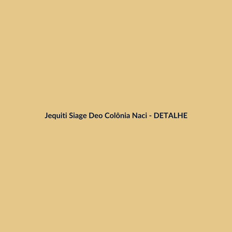 Jequiti Siage Deo Colônia Nacional 90ml - imagem 3