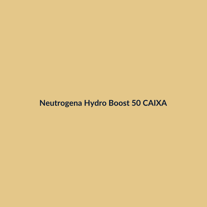 Neutrogena Hydro Boost 50g CAIXA