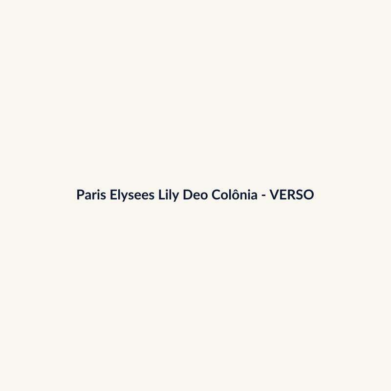 Paris Elysees Lily Deo Colônia Nacional 60ml - imagem 2