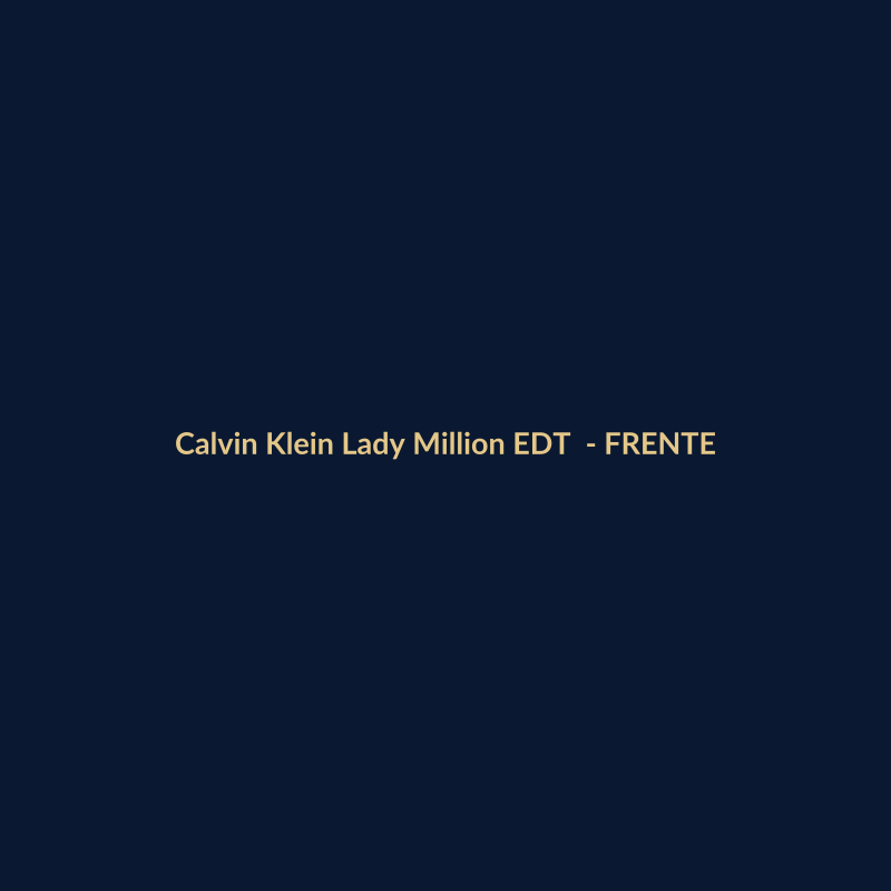 Calvin Klein Lady Million EDT Perfume Importado 400ml - imagem 1
