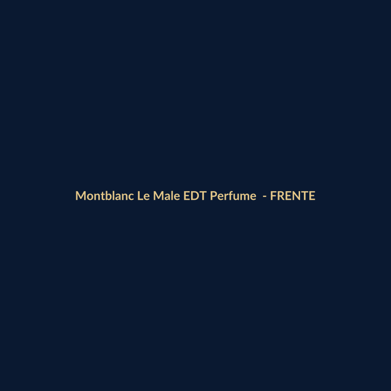 Montblanc Le Male EDT Perfume Importado 100ml - imagem 1