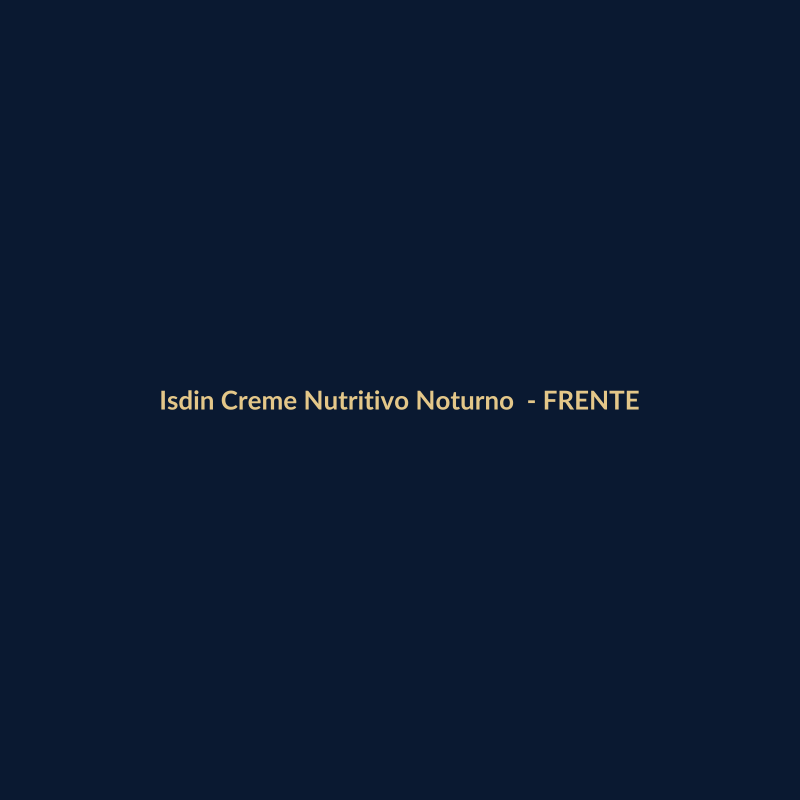 Isdin Creme Nutritivo Noturno Skincare 75ml - imagem 1