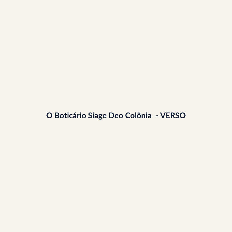 O Boticário Siage Deo Colônia Nacional 30ml - imagem 2