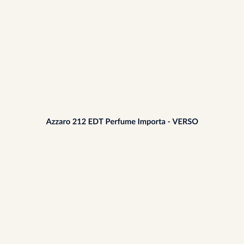Azzaro 212 EDT Perfume Importado 75ml - imagem 2