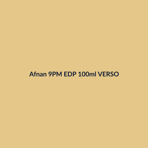 Afnan 9PM EDP 100ml VERSO