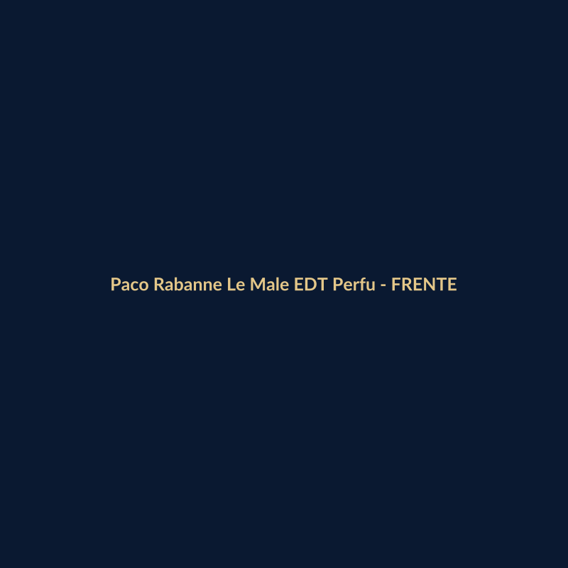 Paco Rabanne Le Male EDT Perfume Importado 30ml - imagem 1