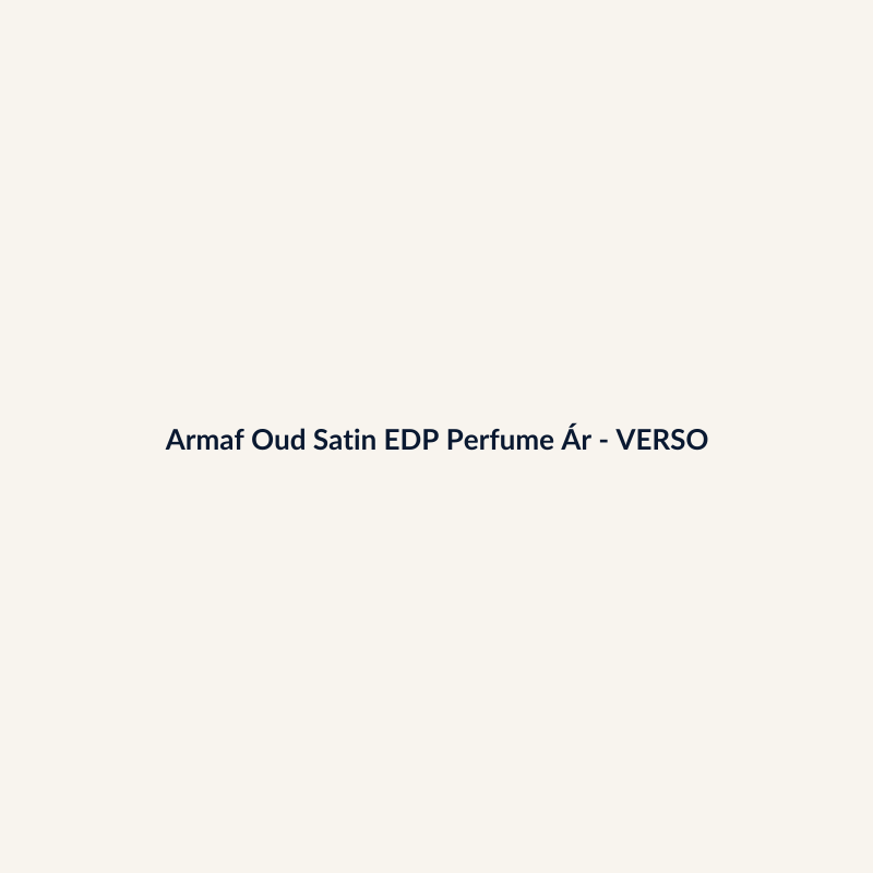 Armaf Oud Satin EDP Perfume Árabe 50ml - imagem 2