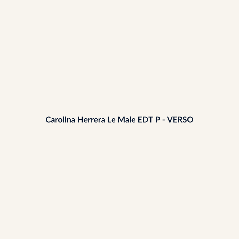 Carolina Herrera Le Male EDT Perfume Importado 90ml - imagem 2