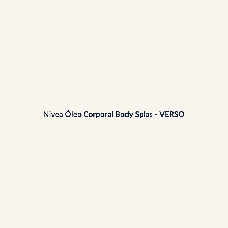 Nivea Óleo Corporal Body Splash Hidratante 200ml - imagem 2