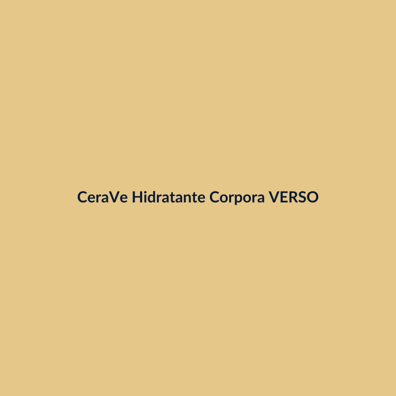 CeraVe Hidratante Corporal 473ml VERSO