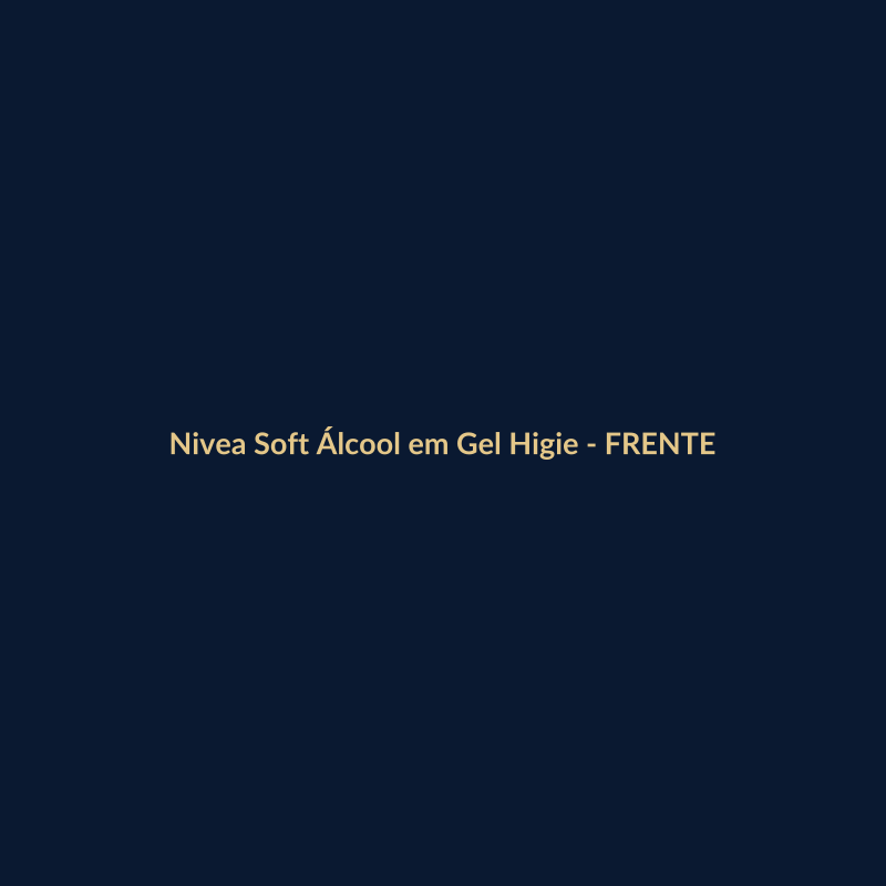 Nivea Soft Álcool em Gel Higiene Pessoal Farmácia 100ml - imagem 1